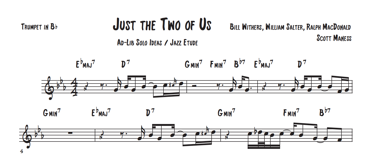 Just the Two of Us – Jazz Etude