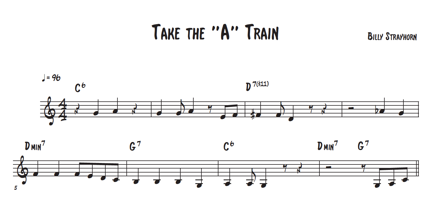 Take the A Train – All parts preview